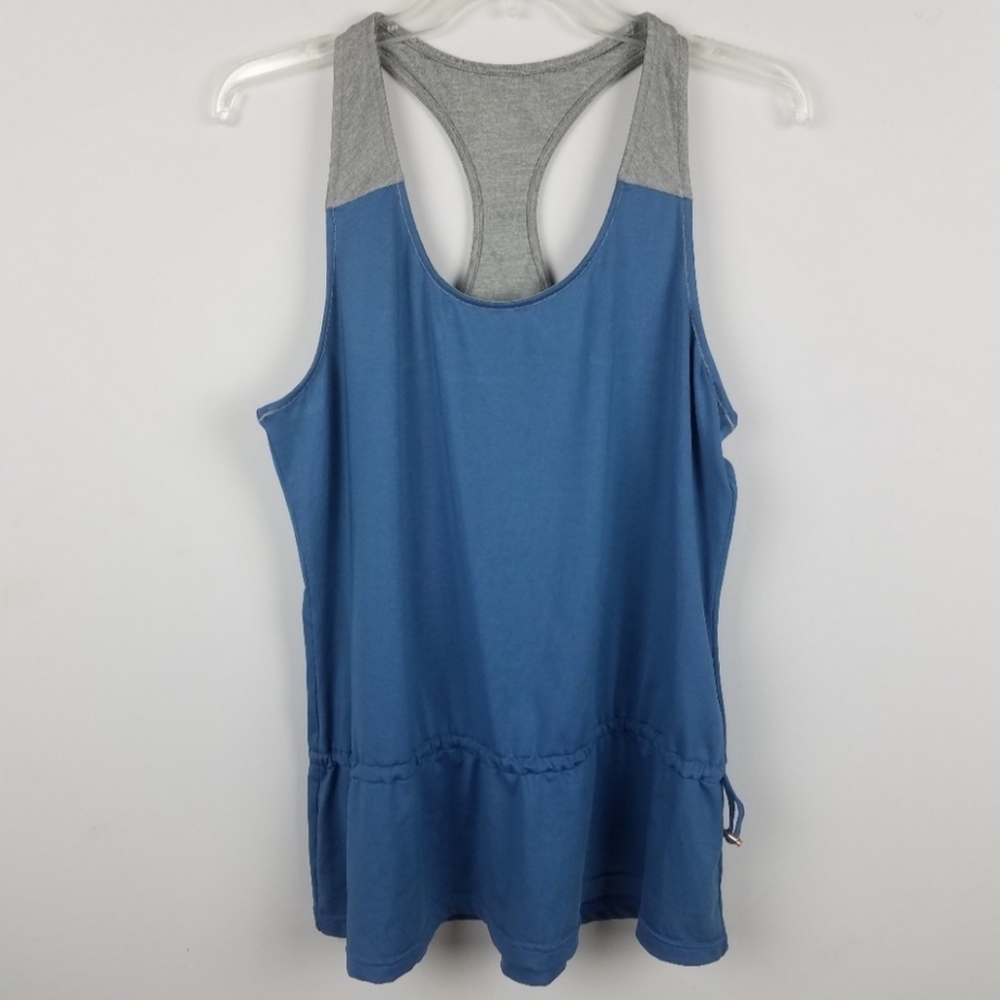 SHAPE Peplum Racer Back Tank M NWT
